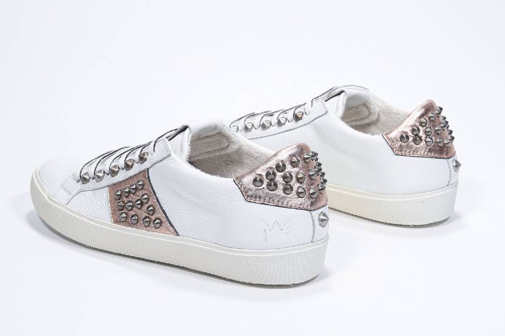 Leather Crown STUDLIGHT | Rosa e bianco - BASSE - Donna Sottocosto