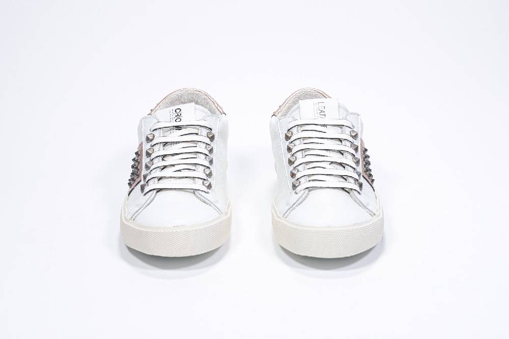 Leather Crown STUDLIGHT | Rosa e bianco - BASSE - Donna Sottocosto