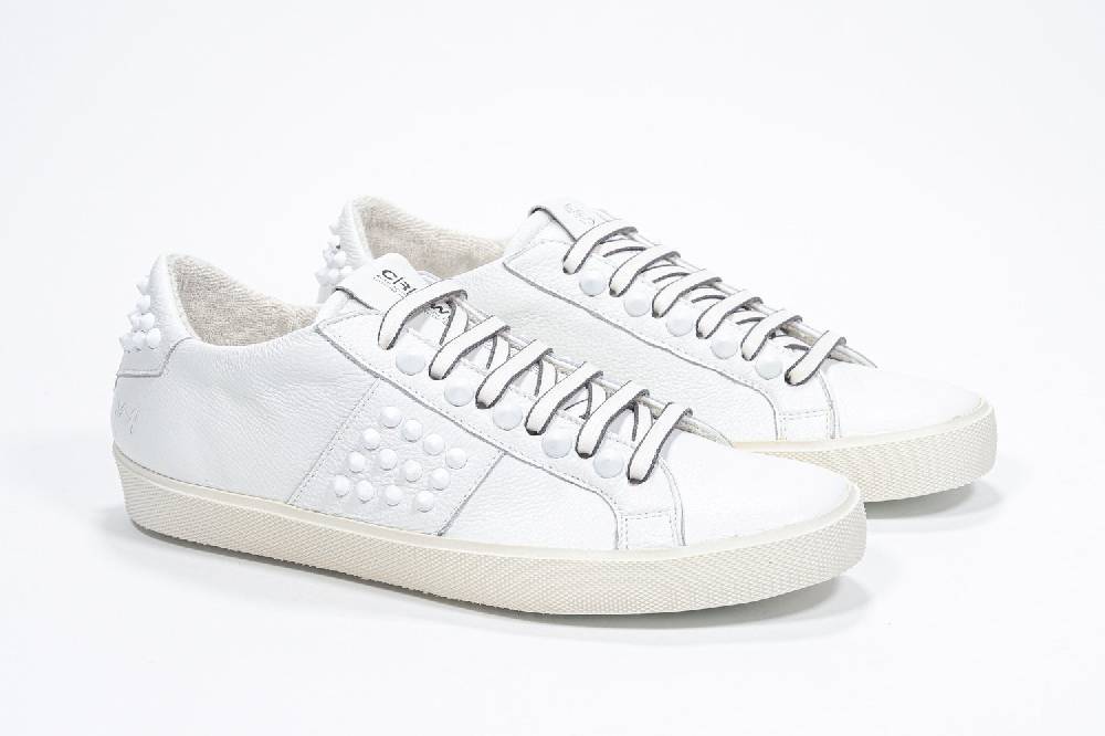 Leather Crown STUDLIGHT | Tutto bianco - BASSE - Donna Convenienza