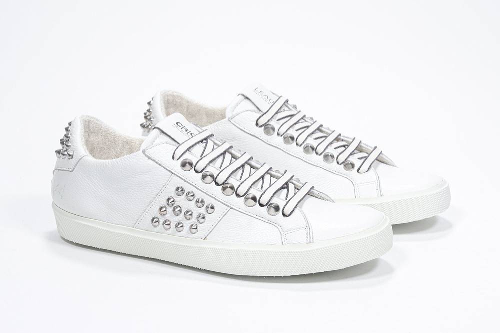 Leather Crown STUDLIGHT | Bianco - BASSE - Donna Novità