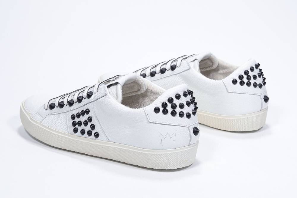 Leather Crown STUDLIGHT | Bianco e nero - BASSE - Donna Presa