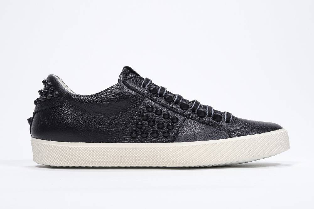 Leather Crown STUDLIGHT | Tutto nero - BASSE - Donna In Vendita