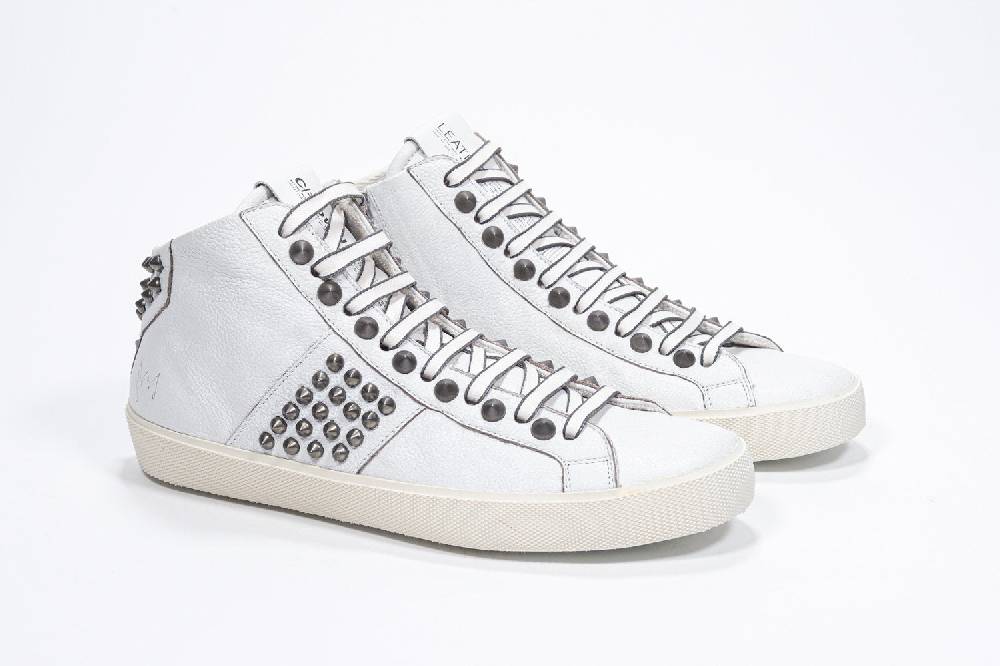 Leather Crown STUDBORN | Vintage Bianche - Alte - Donna Saldi Di Fabbrica