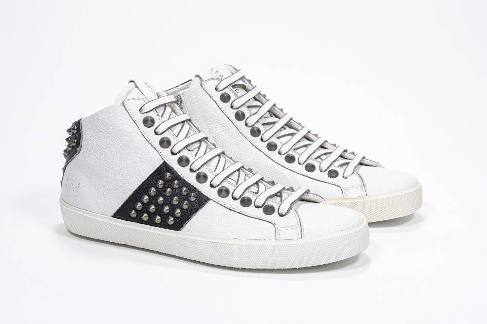 Leather Crown STUDBORN | Vintage Bianche & Nere - Alte - Donna I Più Venduti