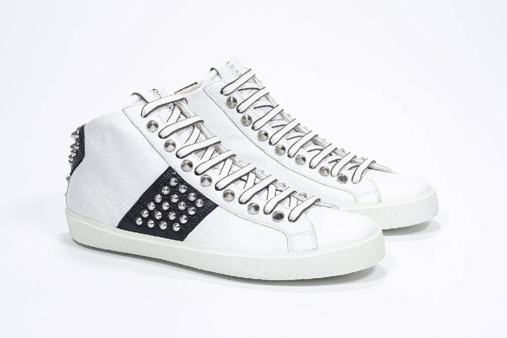 Leather Crown STUDBORN | Bianche & Nere - Alte - Donna Vendite Flash