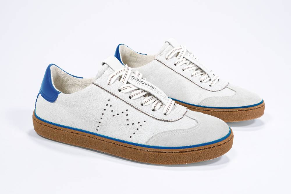 Leather Crown MODEL T | Retro Blue - BASSE - Uomo Italia