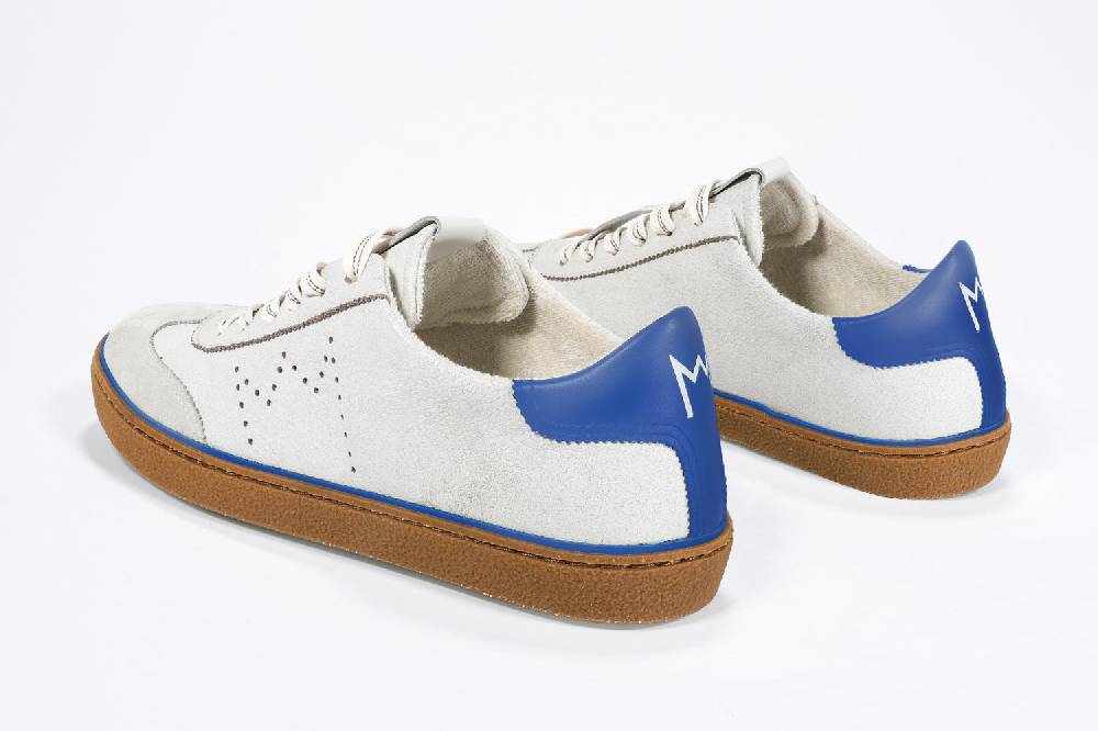 Leather Crown MODEL T | Retro Blue - BASSE - Uomo Italia