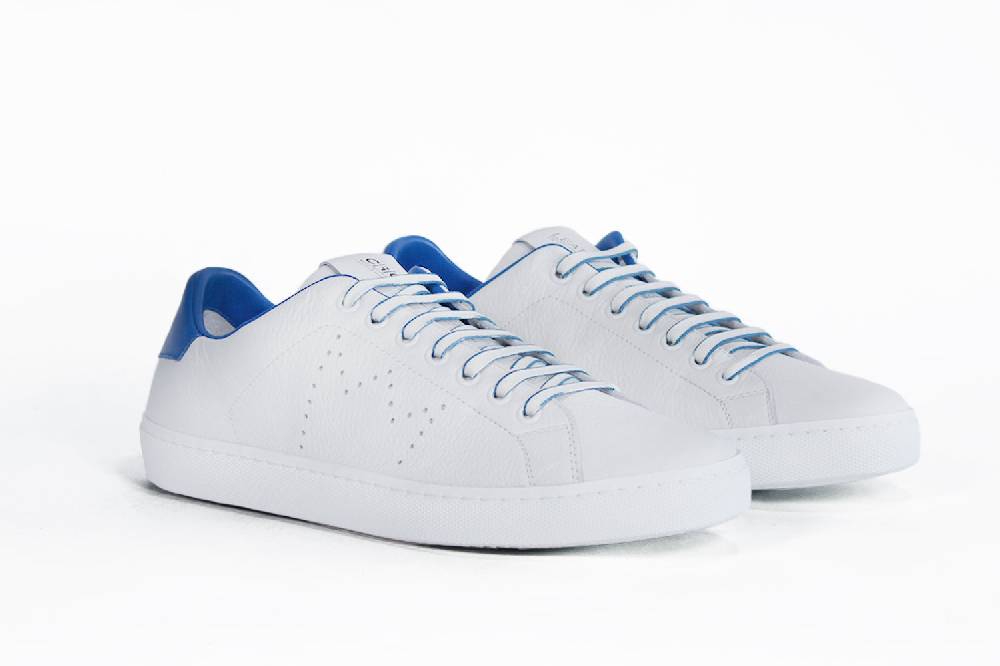 Leather Crown LC06 | Blu & Bianche - Basse - Uomo In Linea