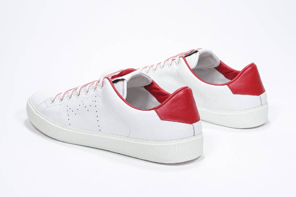 Leather Crown LC06 | Rosse & Bianche - Basse - Uomo Nuovo