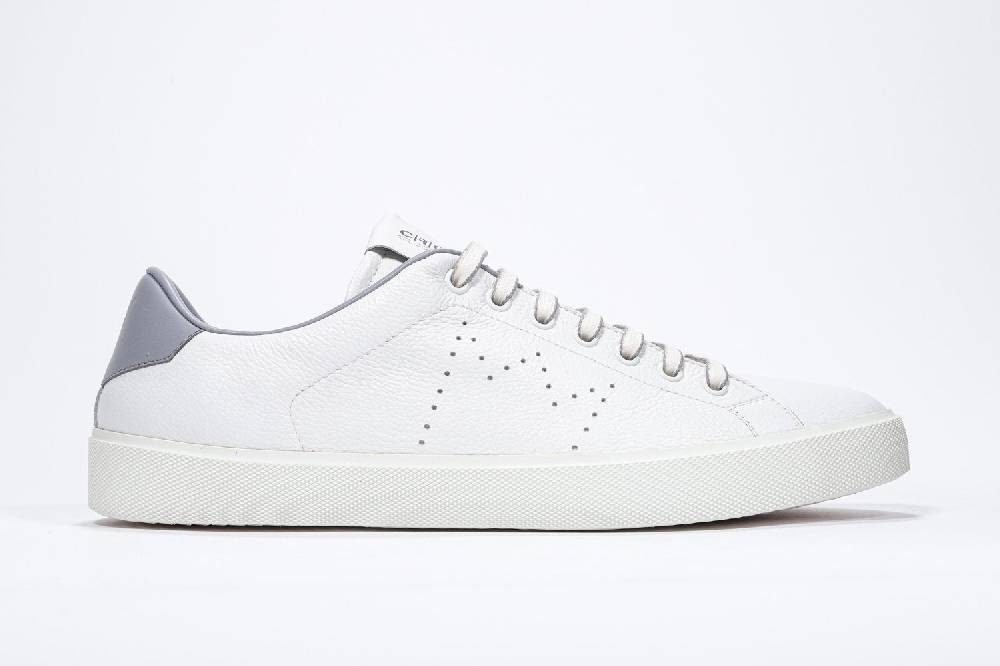 Leather Crown LC06 | Grigio Chiaro & Bianche - Basse - Uomo Vendita