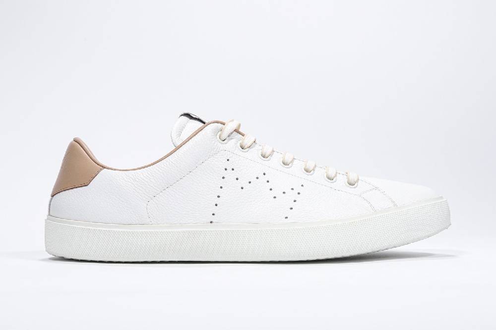 Leather Crown LC06 | Cuoio & Bianche - Basse - Uomo Promozione