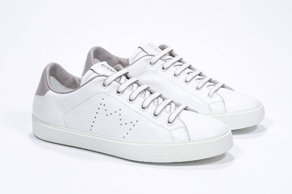 Leather Crown LC06 | Beige & Bianche - Basse - Uomo Spedizione Gratuita