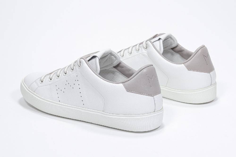 Leather Crown LC06 | Beige & Bianche - Basse - Uomo Spedizione Gratuita