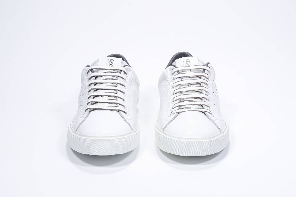Leather Crown LC06 | Grigio & Bianche - Basse - Uomo Pezzi Unici