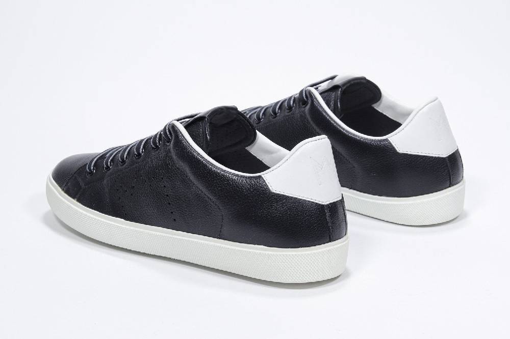 Leather Crown LC06 | Bianche & Nere - Basse - Uomo Acquista Ora
