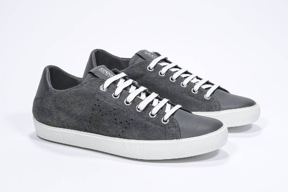Leather Crown PURE | Verde militare - Basse - Uomo Prezzo Ridotto