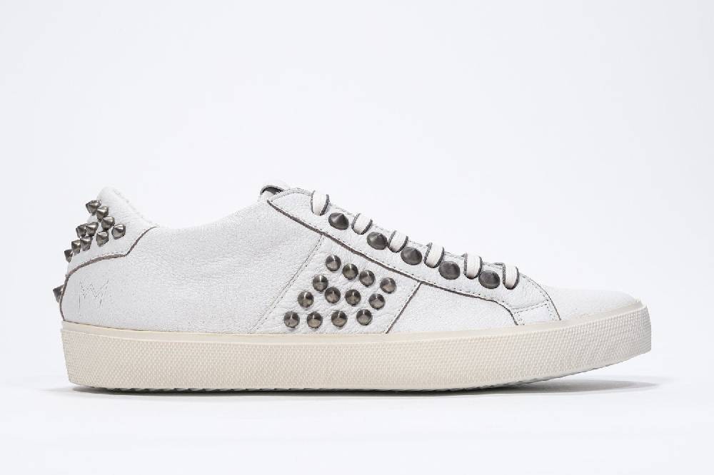Leather Crown STUDLIGHT | Bianco - BASSE - Uomo Offerta