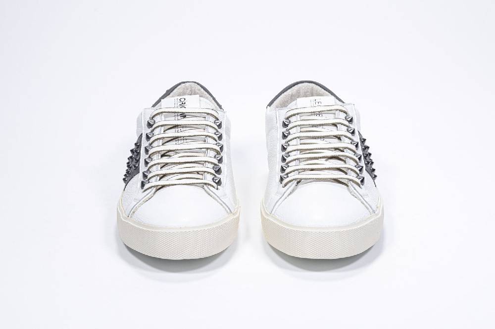 Leather Crown STUDLIGHT | Bianco e verde - BASSE - Uomo Outlet