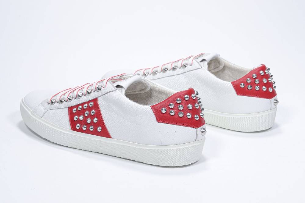 Leather Crown STUDLIGHT | Rosso e bianco - BASSE - Uomo Saldi