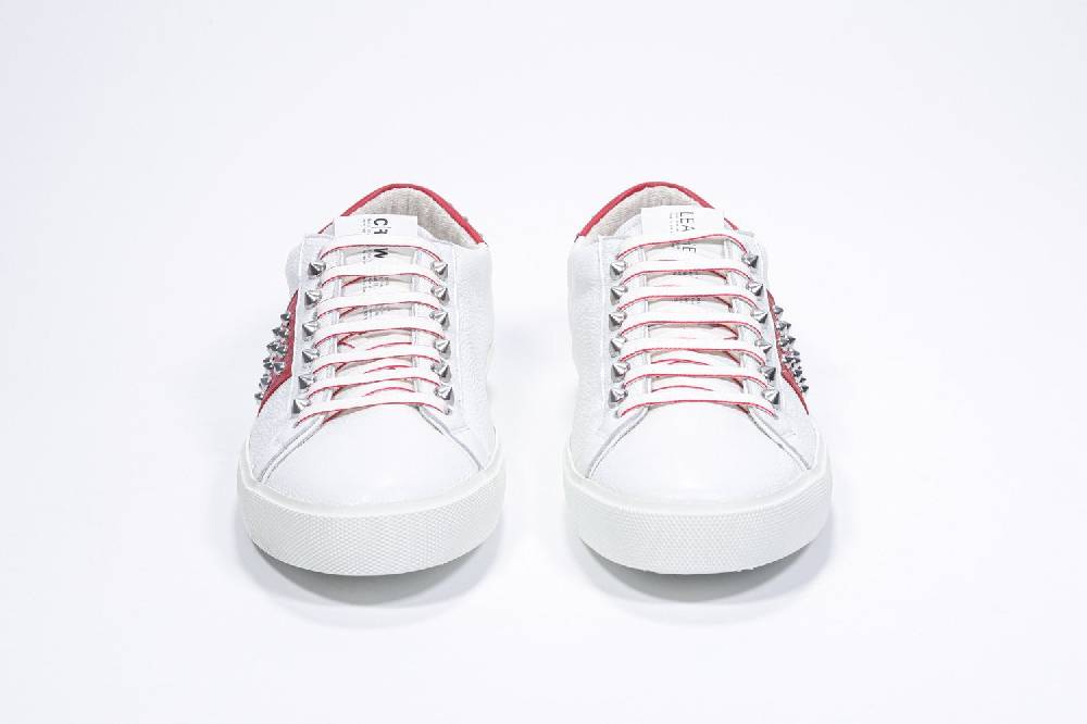 Leather Crown STUDLIGHT | Rosso e bianco - BASSE - Uomo Saldi