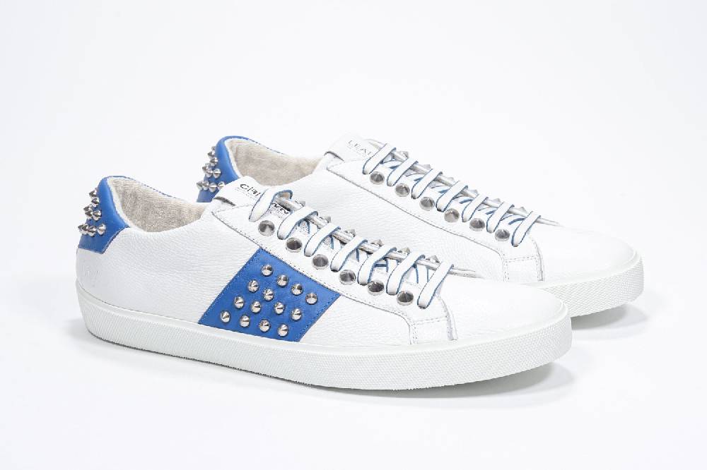 Leather Crown STUDLIGHT | Bianco e blu - BASSE - Uomo Offerte