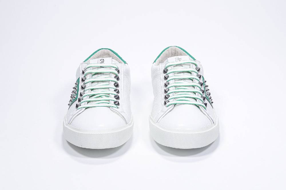 Leather Crown STUDLIGHT | Bianco e verde - BASSE - Uomo Bestseller