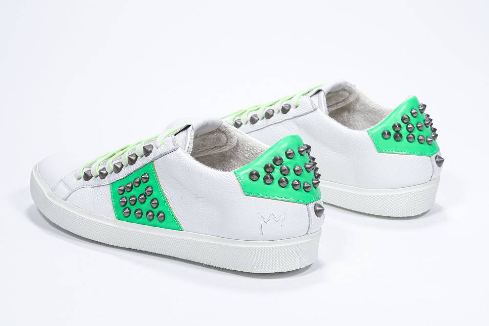 Leather Crown STUDLIGHT | Verde neon - BASSE - Uomo Vendita Calda