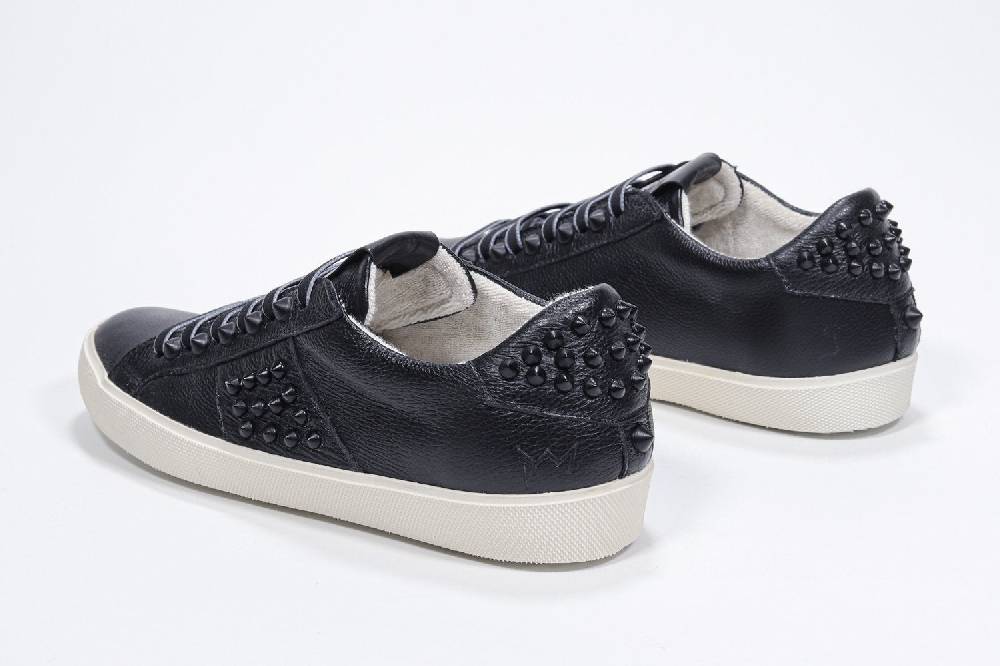 Leather Crown STUDLIGHT | Tutto nero - BASSE - Uomo In Saldo