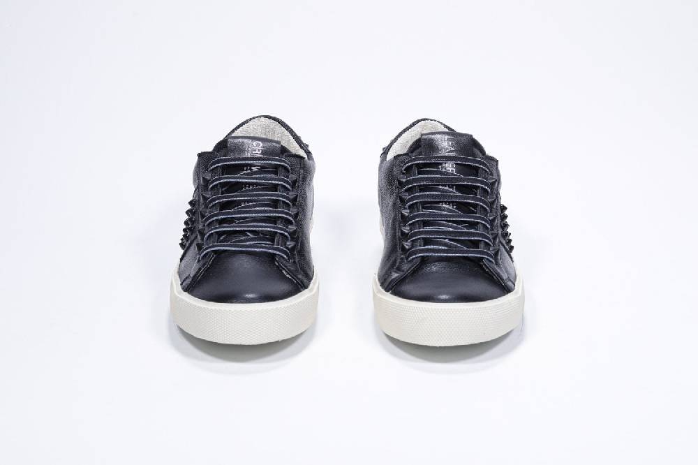 Leather Crown STUDLIGHT | Tutto nero - BASSE - Uomo In Saldo