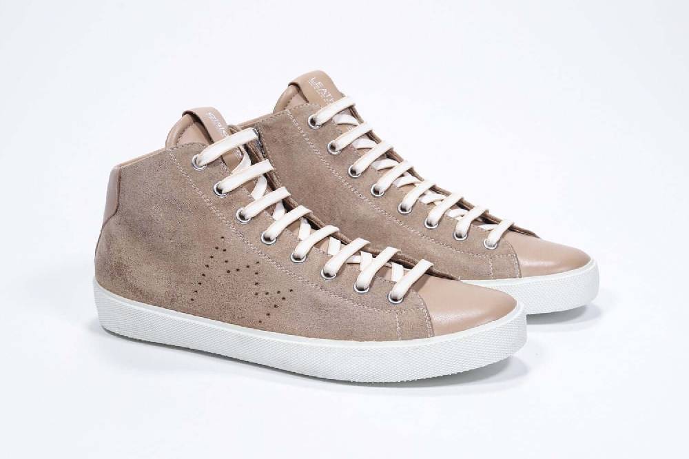 Leather Crown EARTH | Cuoio - Mid Top - Uomo In Linea