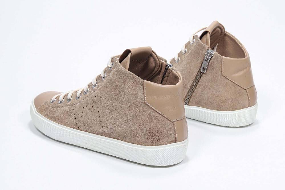 Leather Crown EARTH | Cuoio - Mid Top - Uomo In Linea