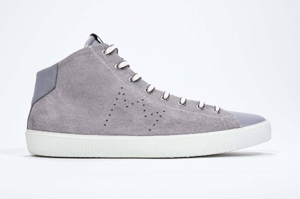 Leather Crown EARTH | Grigio Chiaro - Alte - Uomo Nuovo
