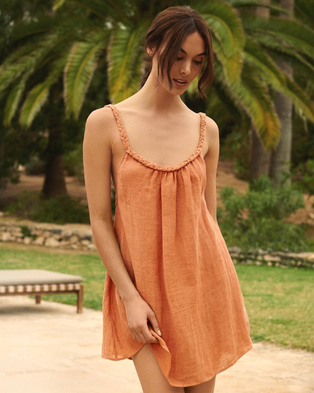 Manebí Linen Gauze Maracaibo Dress - Sunbaked Promozione Limitata