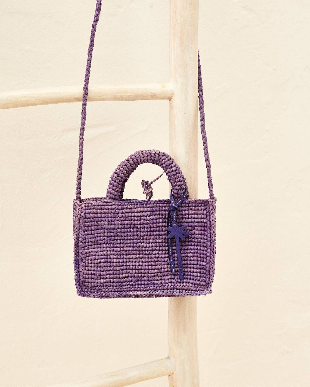 Manebí Raffia Sunset Bag Mini - Summer Purple Qualità Garantita