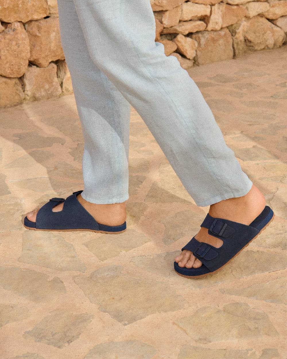 Manebí Eva Nordic|Swim Sandals - Patriot Blue In Saldo