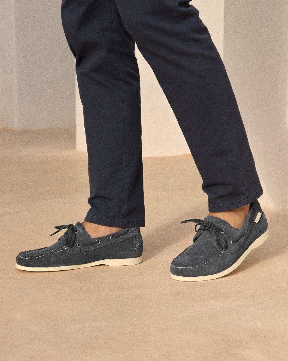 Manebí Suede Boat-Shoes - Hamptons Patriot Blue Nuova
