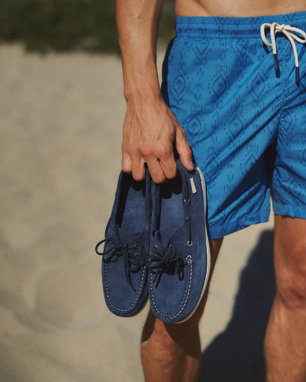 Manebí Suede Boat-Shoes - Hamptons Patriot Blue Nuova