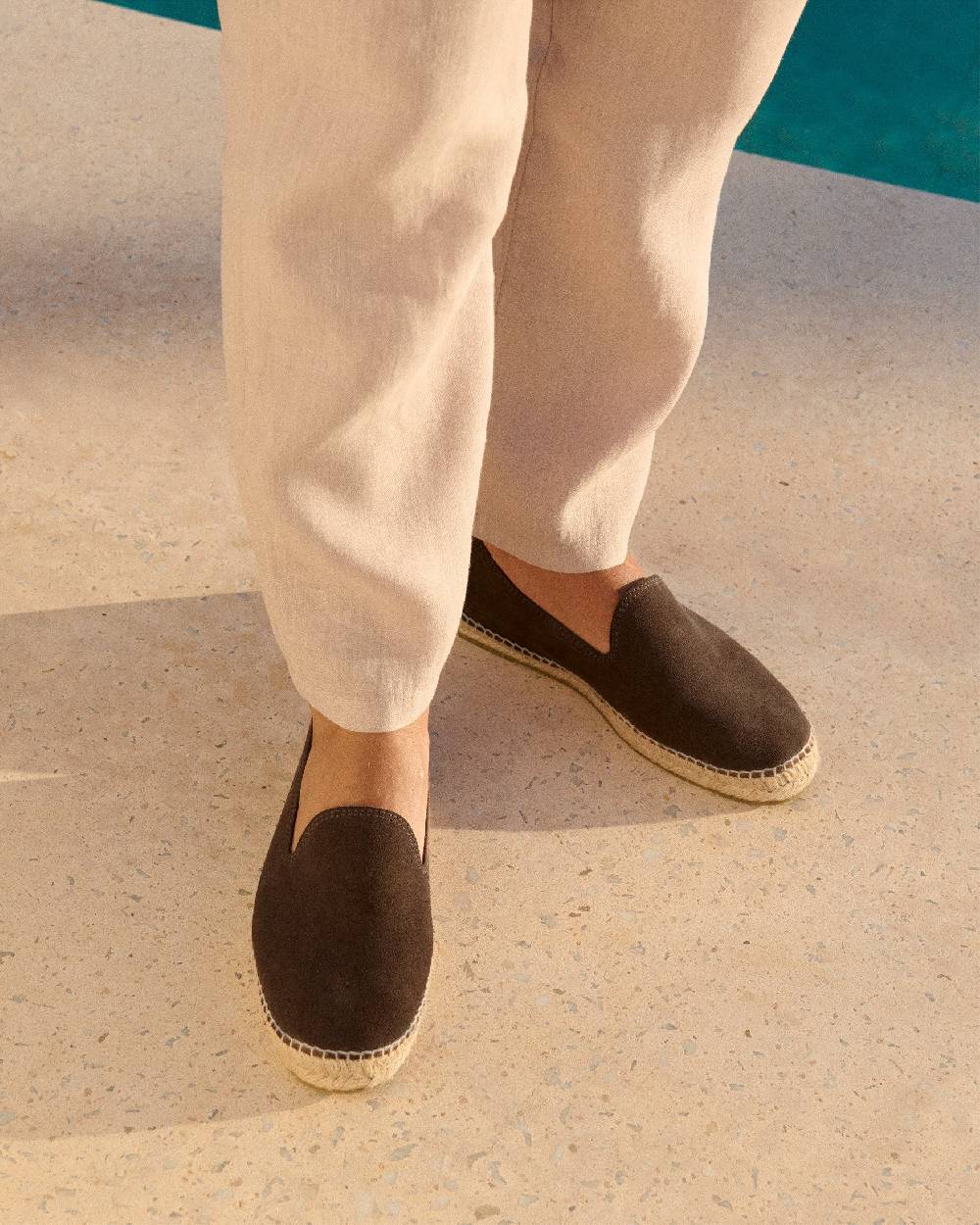 Manebí Suede Espadrilles - Cocoa Nuovo