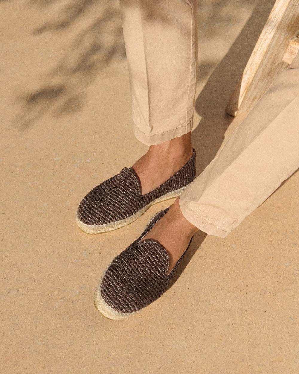 Manebí Raffia Espadrilles - Cocoa Qualità