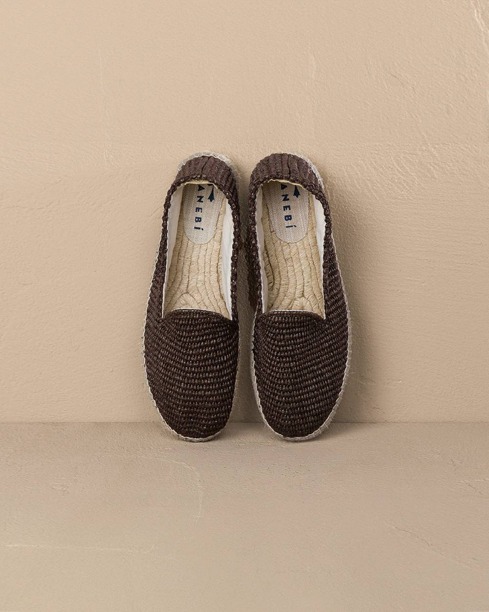Manebí Raffia Espadrilles - Cocoa Qualità