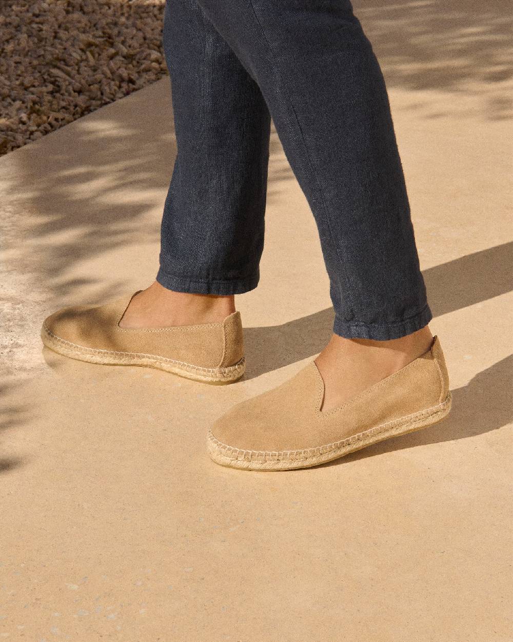 Manebí Espadrillas - Hamptons - Washed Beige Affare Del Giorno