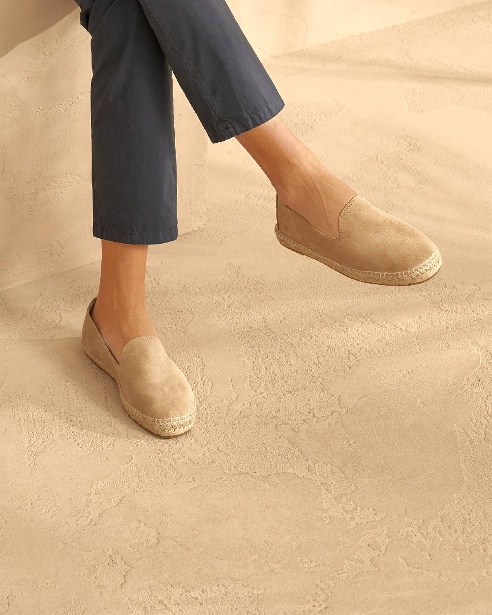 Manebí Espadrillas - Hamptons - Washed Beige Affare Del Giorno