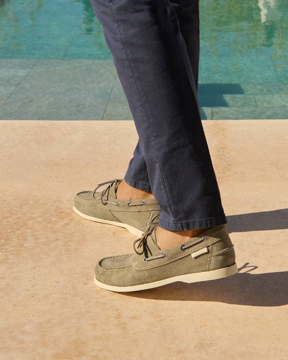 Manebí Suede Boat-Shoes - Hamptons Forest Offerta