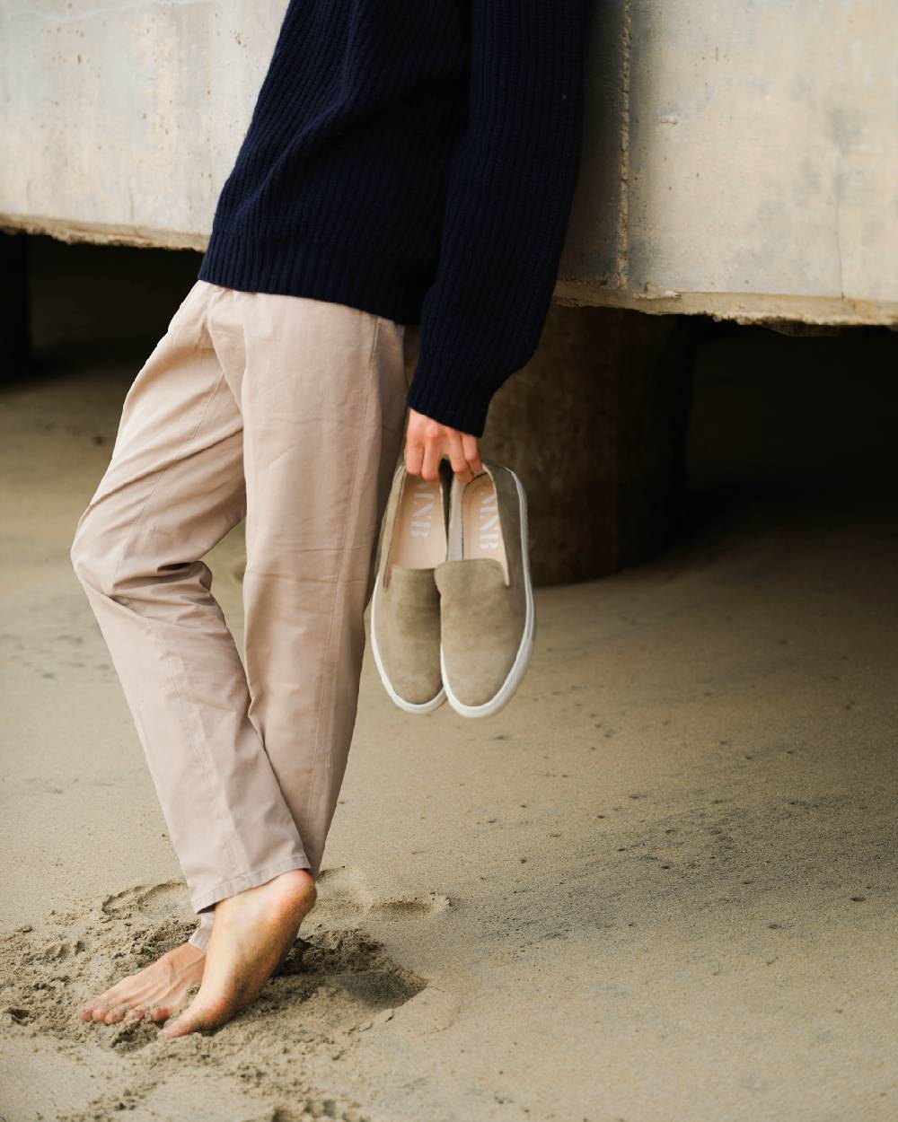 Manebí Slip-On in pelle scamosciata - Hamptons - Forest Online