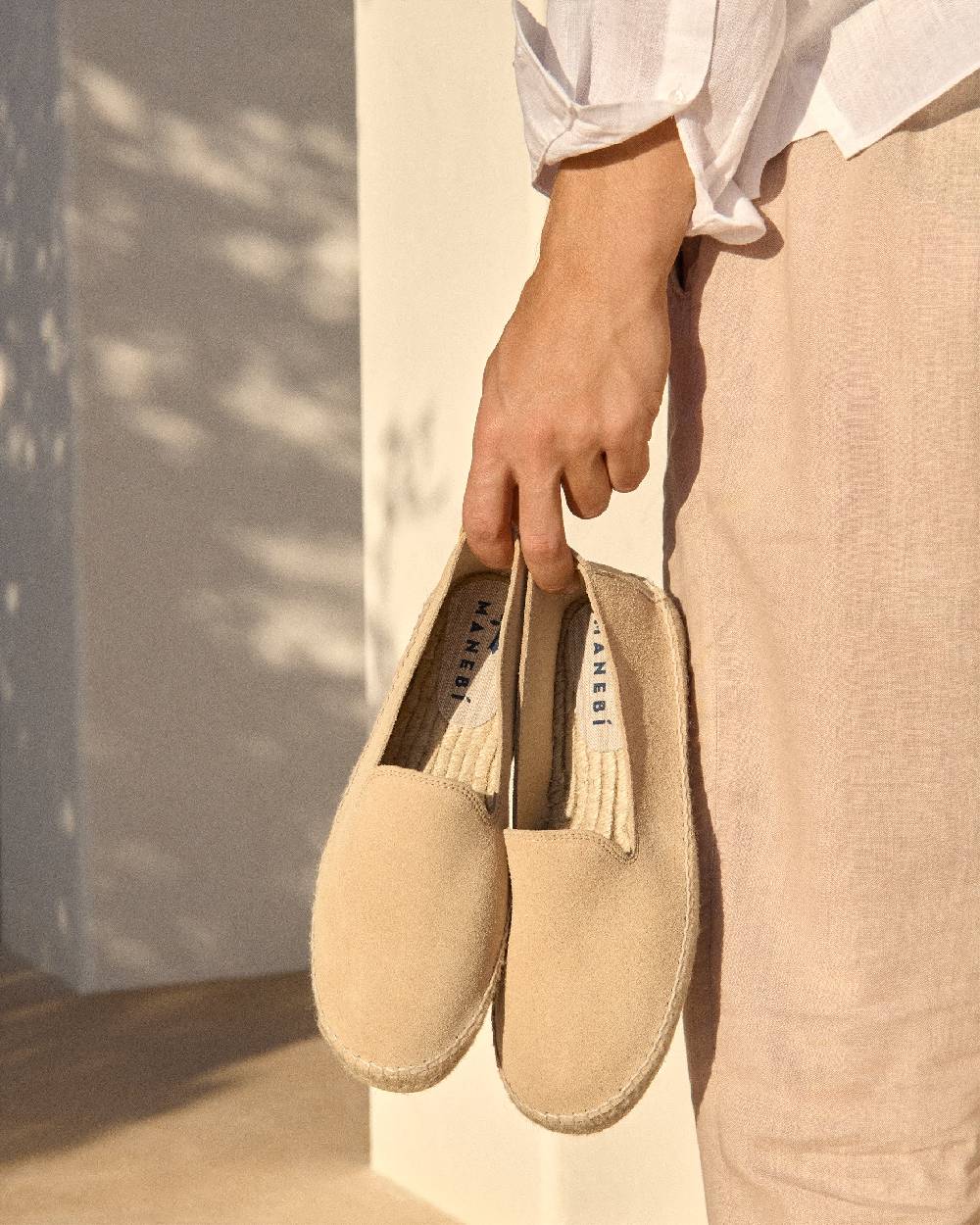Manebí Espadrillas - Hamptons - Champagne Beige Saldi Di Fabbrica