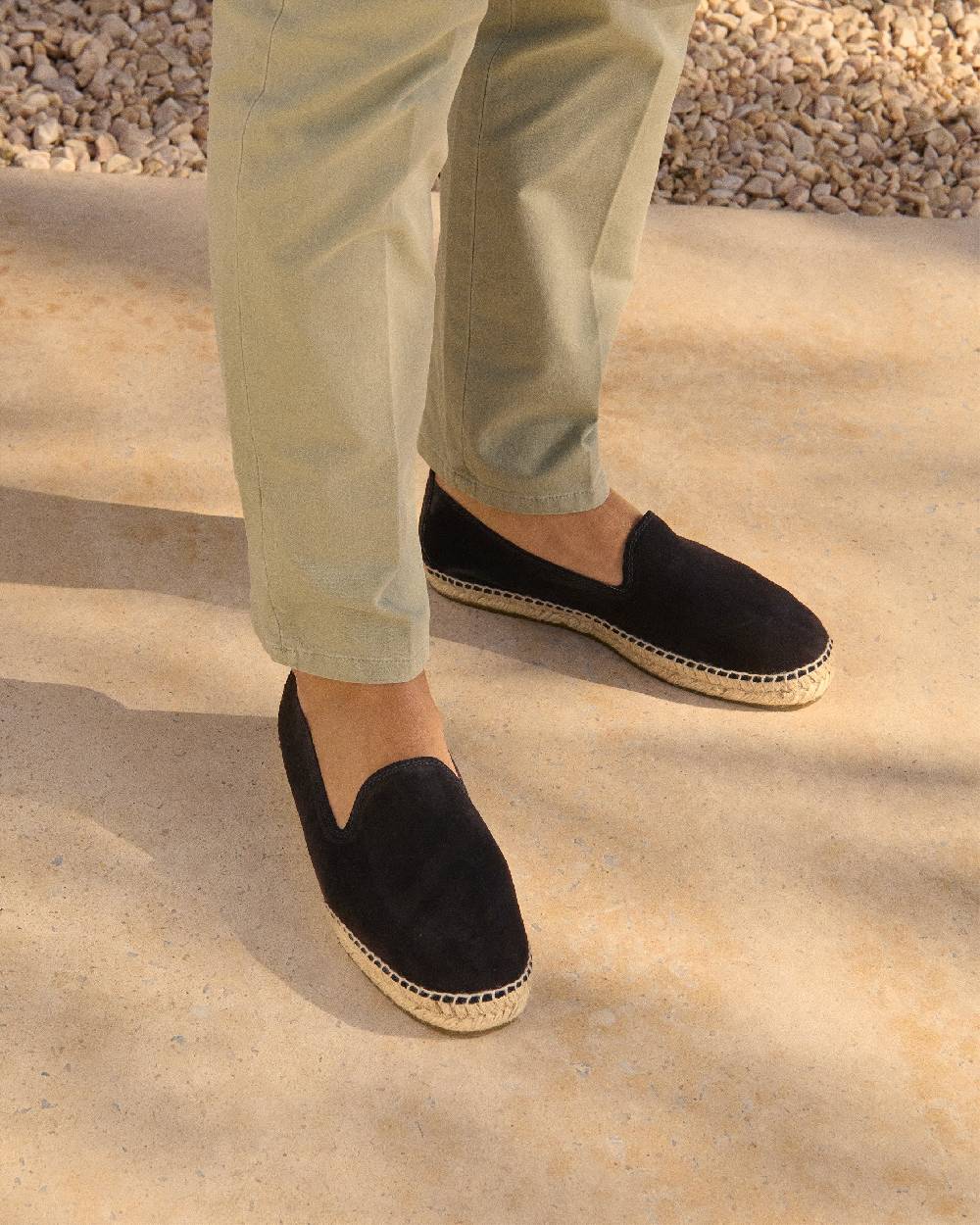 Manebí Espadrillas - Hamptons - Black Fornitura limitata