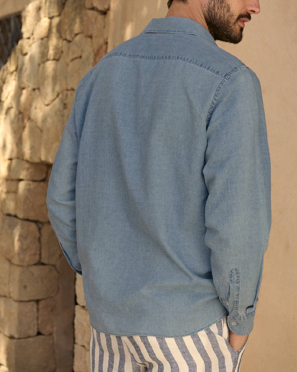 Manebí Lenim: Linen Denim|Panama Shirt Fino Al -60%
