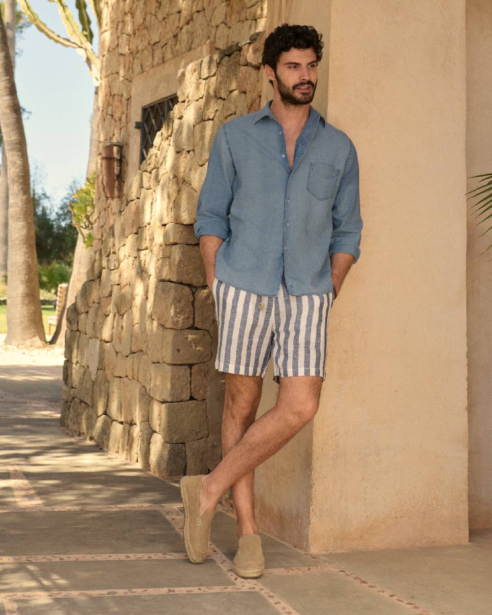 Manebí Lenim: Linen Denim|Panama Shirt Fino Al -60%