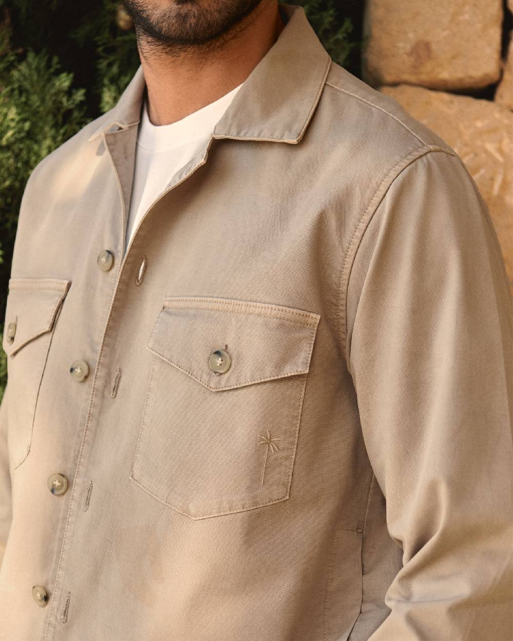 Manebí Stonewashed Cotton|Santa Fe Field Jacket - Beige Affare Del Giorno