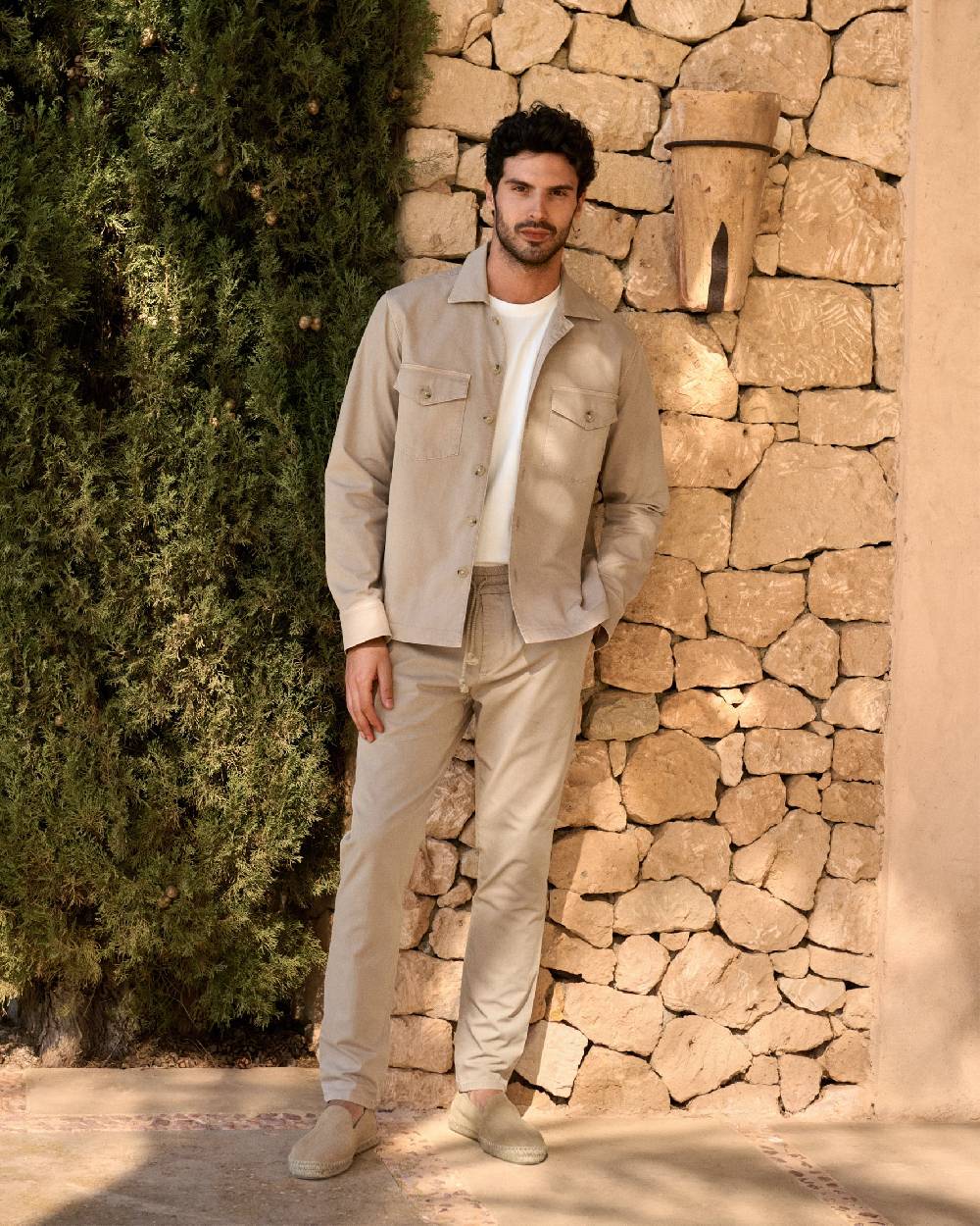 Manebí Stonewashed Cotton|Santa Fe Field Jacket - Beige Affare Del Giorno